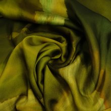 Satijn in groentinten