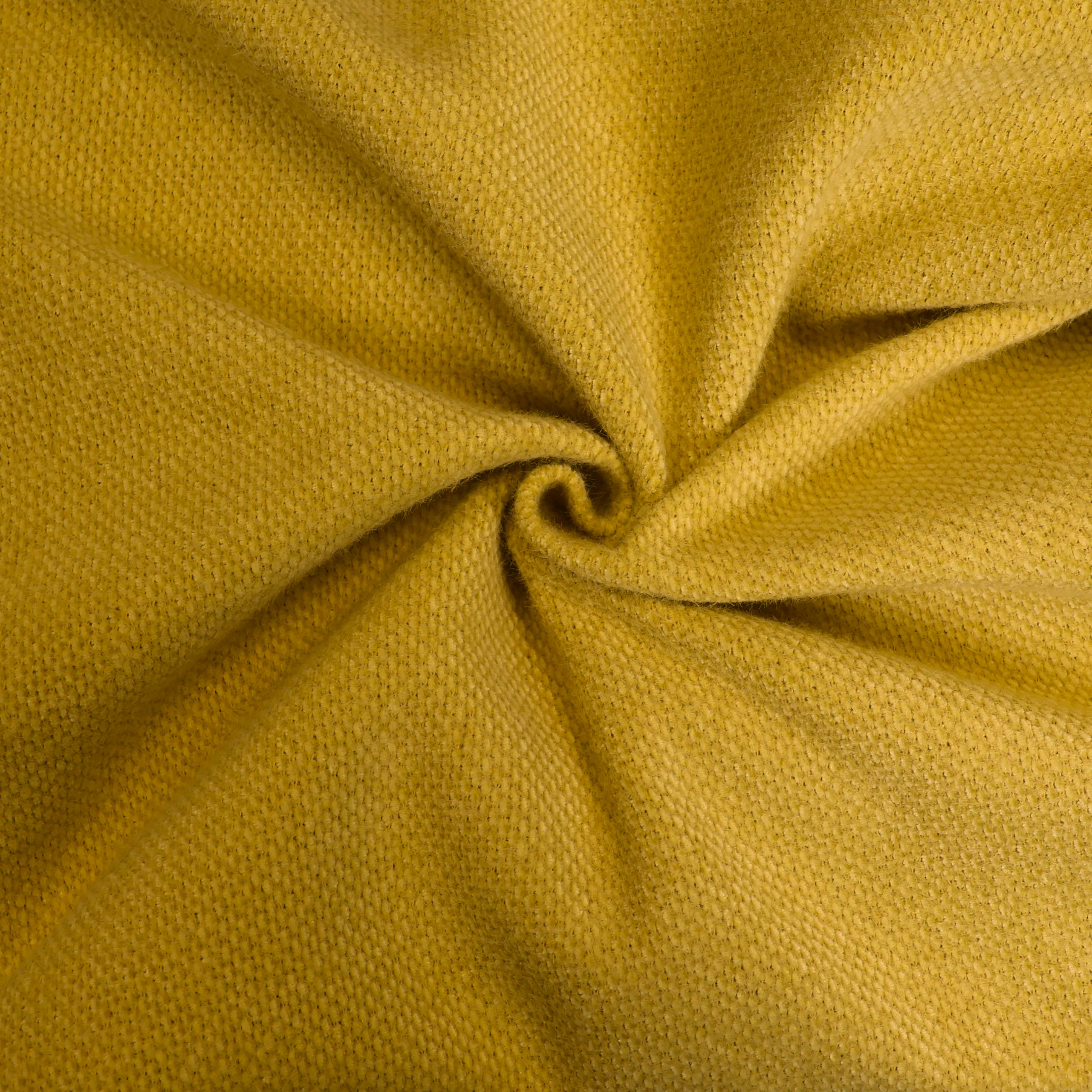 Stretch structuur stof geel met fluweel touch