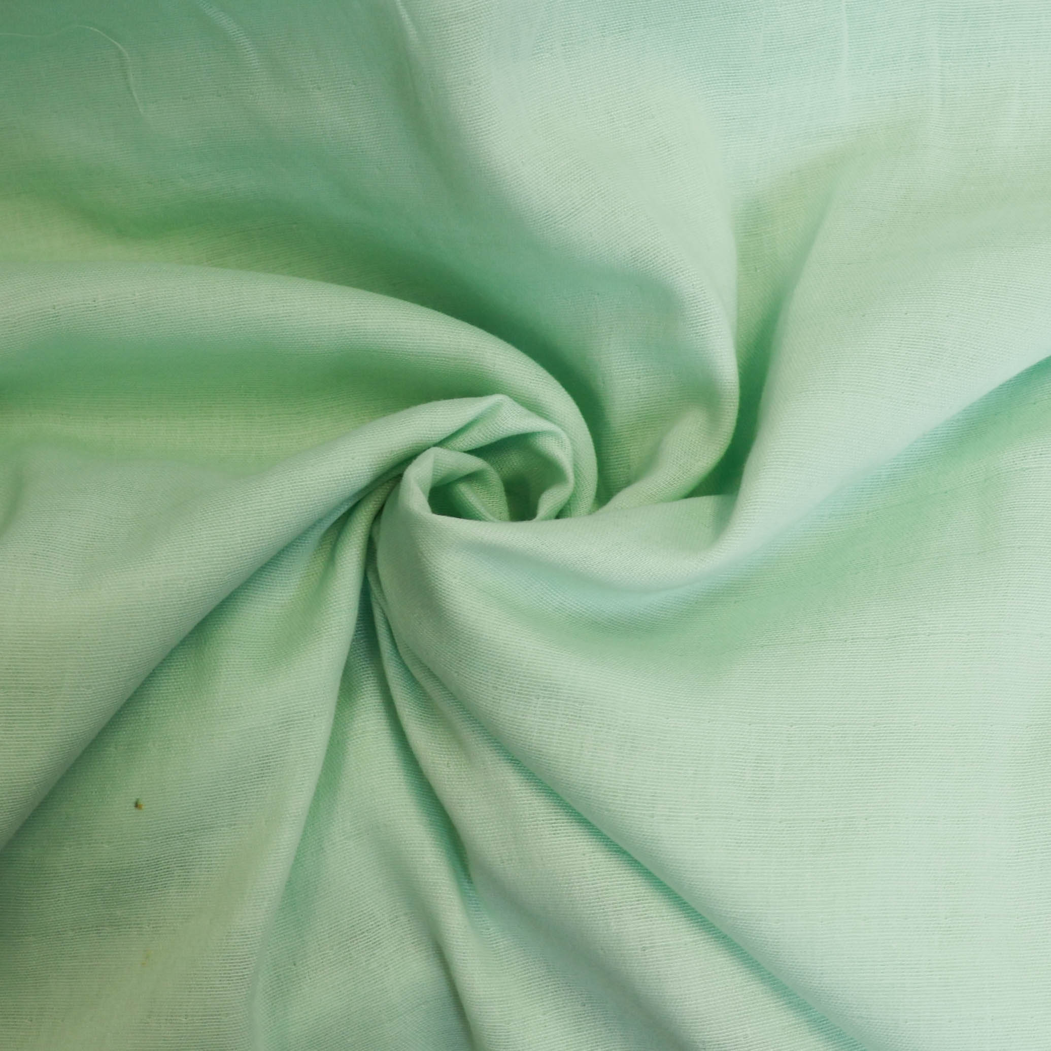Fijne katoen muntgroen
