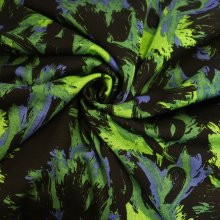 Punta di Roma groen met abstracte bloemen