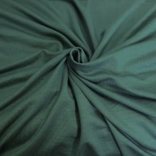 Soepele bamboe french terry licht petrol