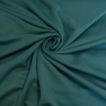 Soepele bamboe french terry petrol