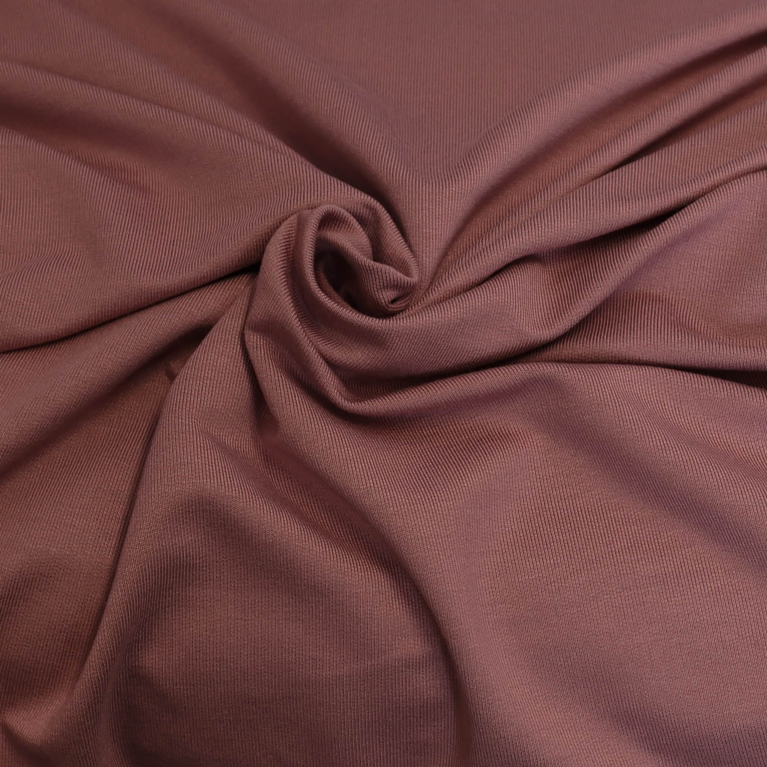 Soepele bamboe french terry oudroze