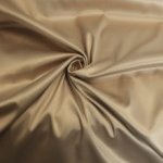Glans katoen stretch beige