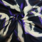 Punta di Roma zwart met abstract patroon