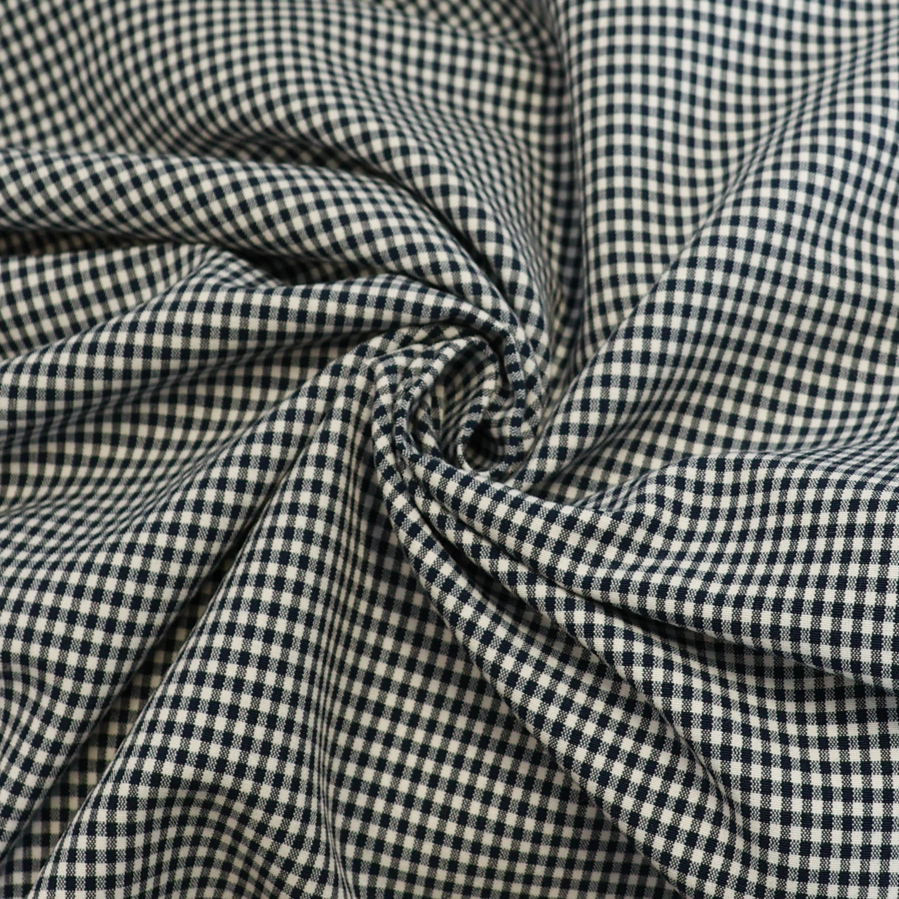 Bengaline wit en donkerblauw geruit