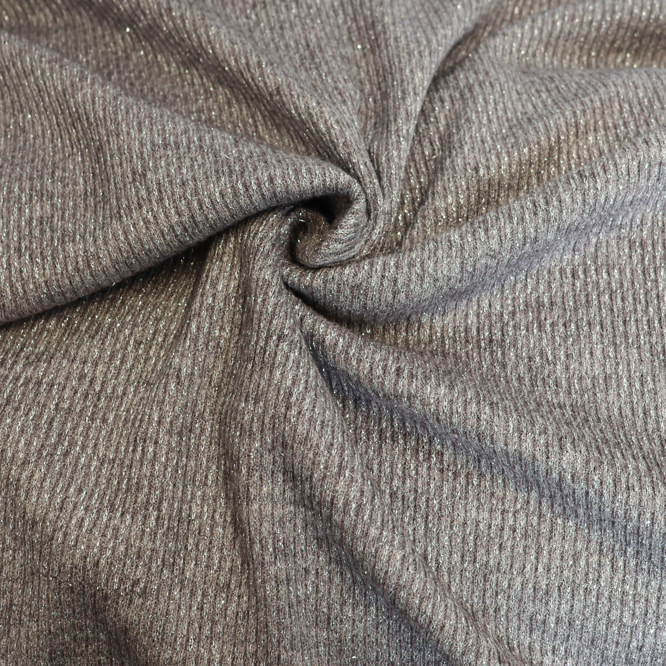 Breistof mauve glitter