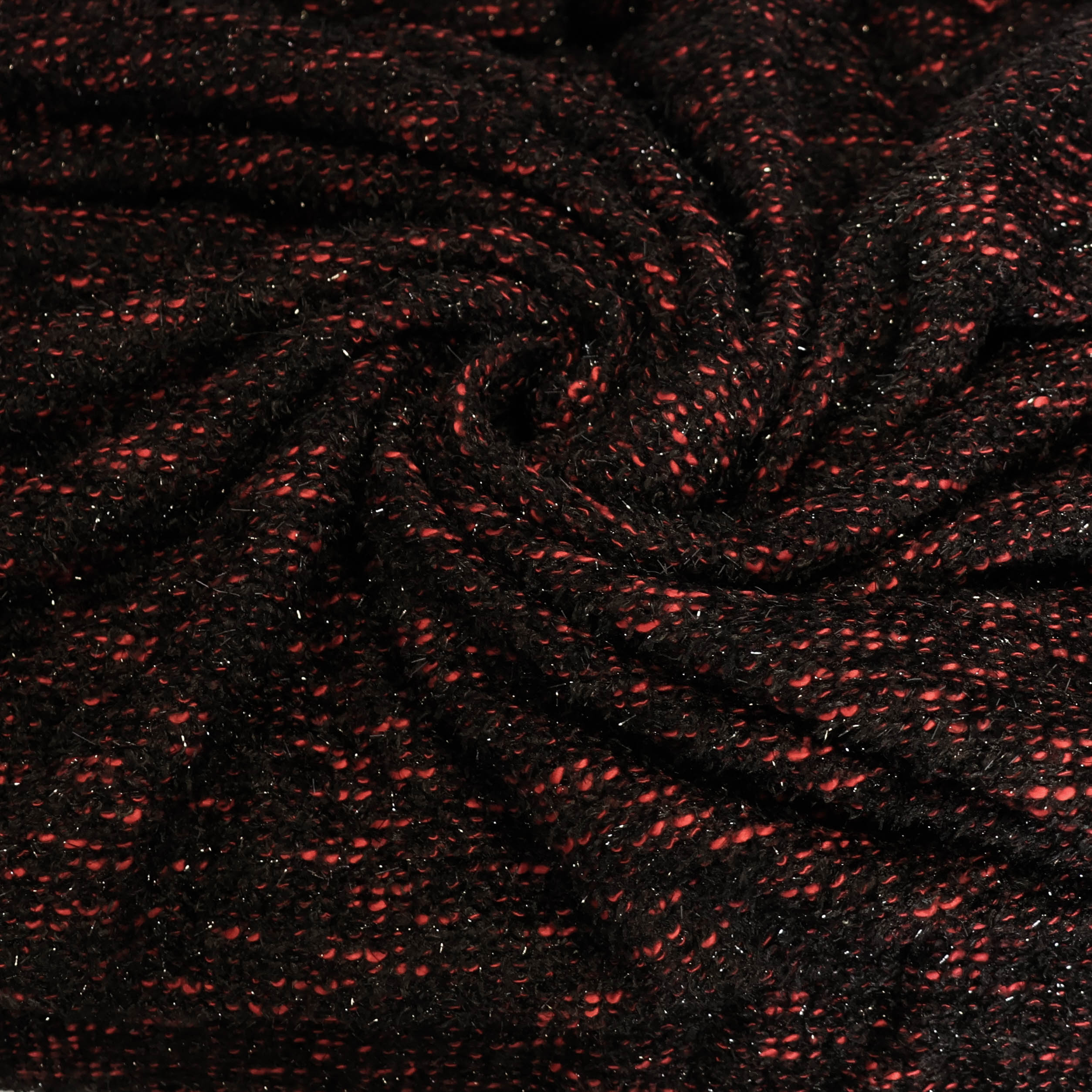 Breistof zwart met rood - A la Ville