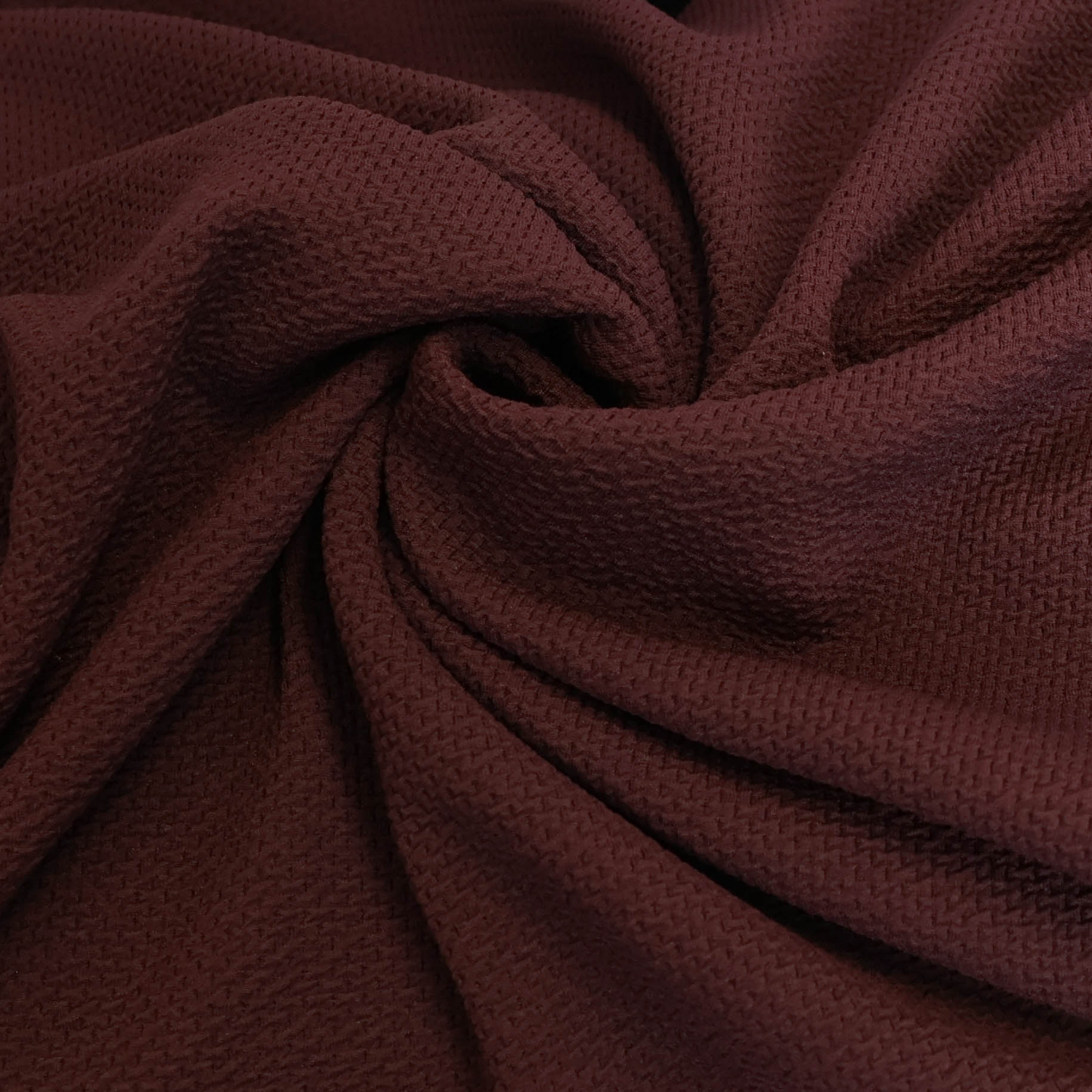Stretch structuur tricot bordeaux