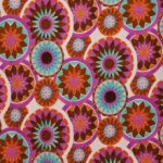 Viscose tricot kleurenpatroon