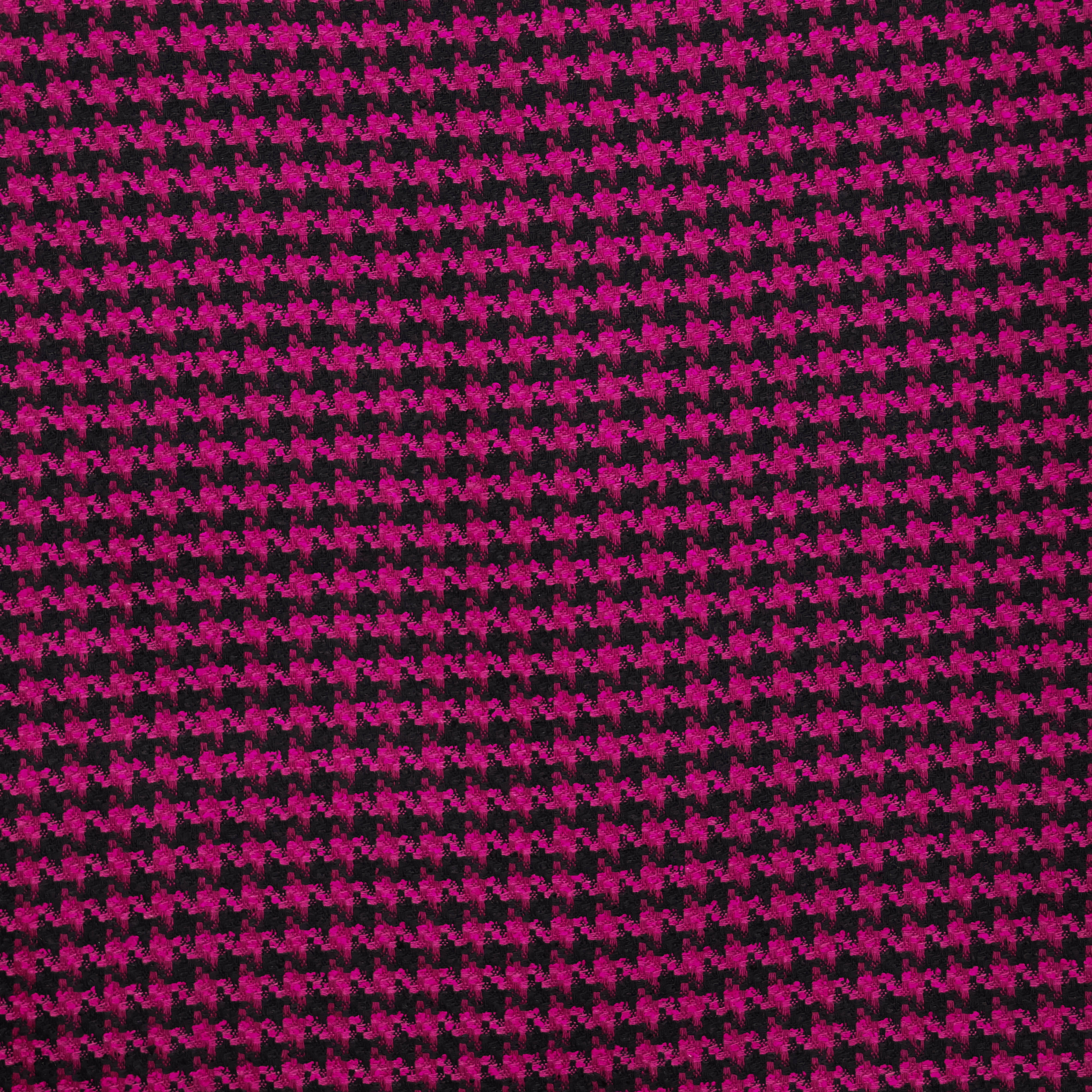 Pied de poule fuchsia