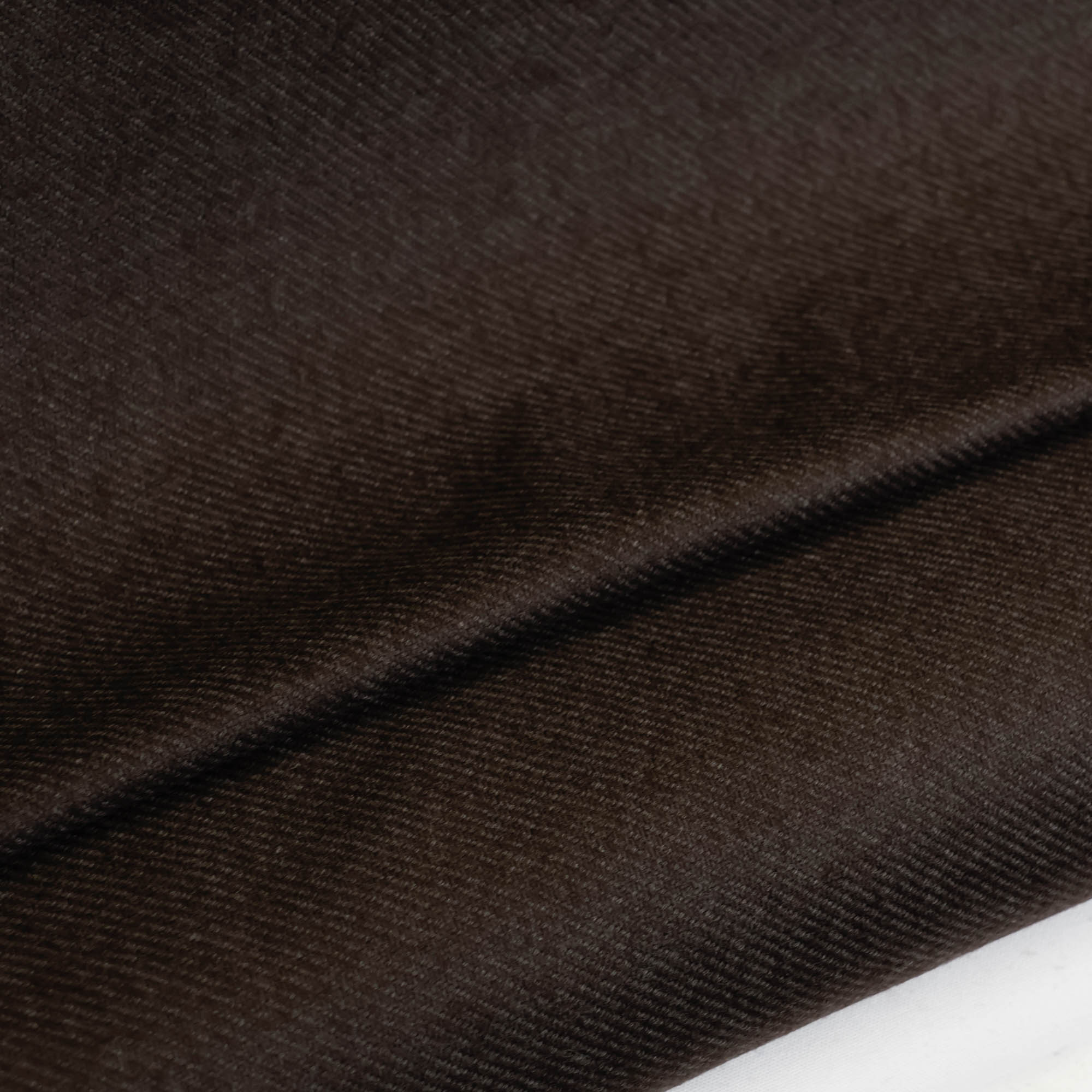 Zachte wol tweed bruin