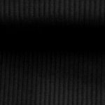 Ribfluweel zwart
