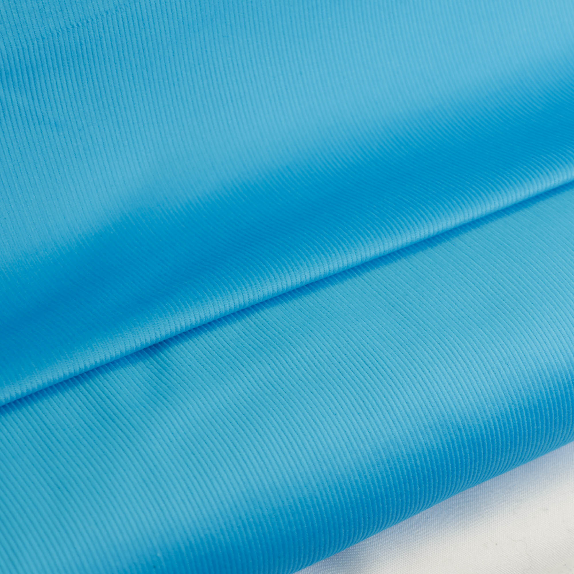 Fijne ribfluweel blauw