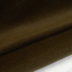 Ribfluweel donker kaki