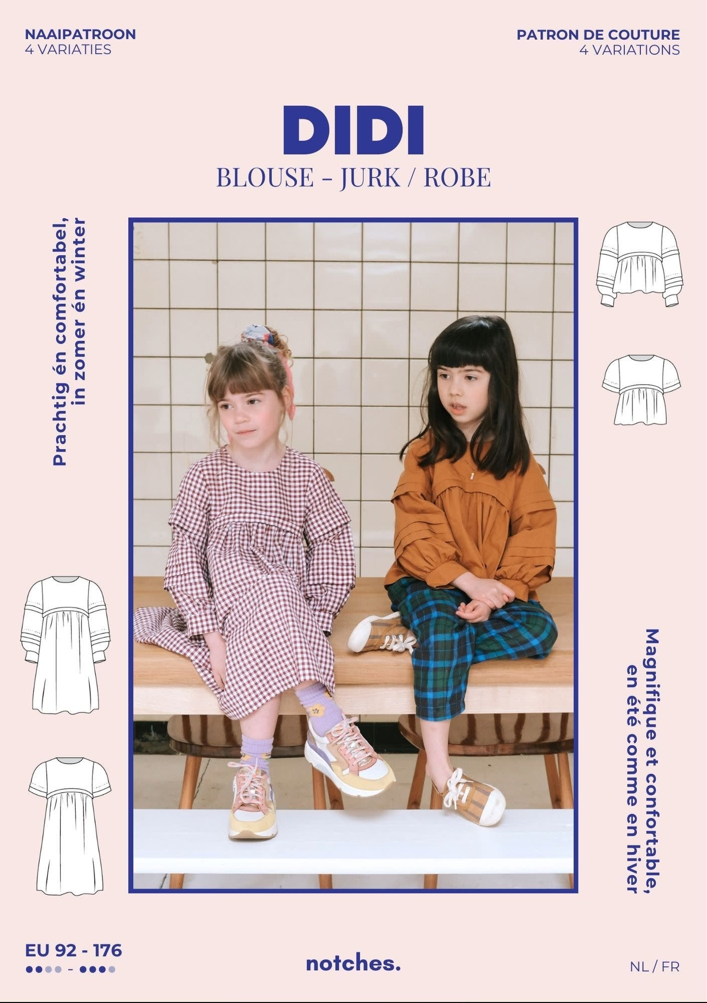 Patroon DIDI blouse en jurk - Notches