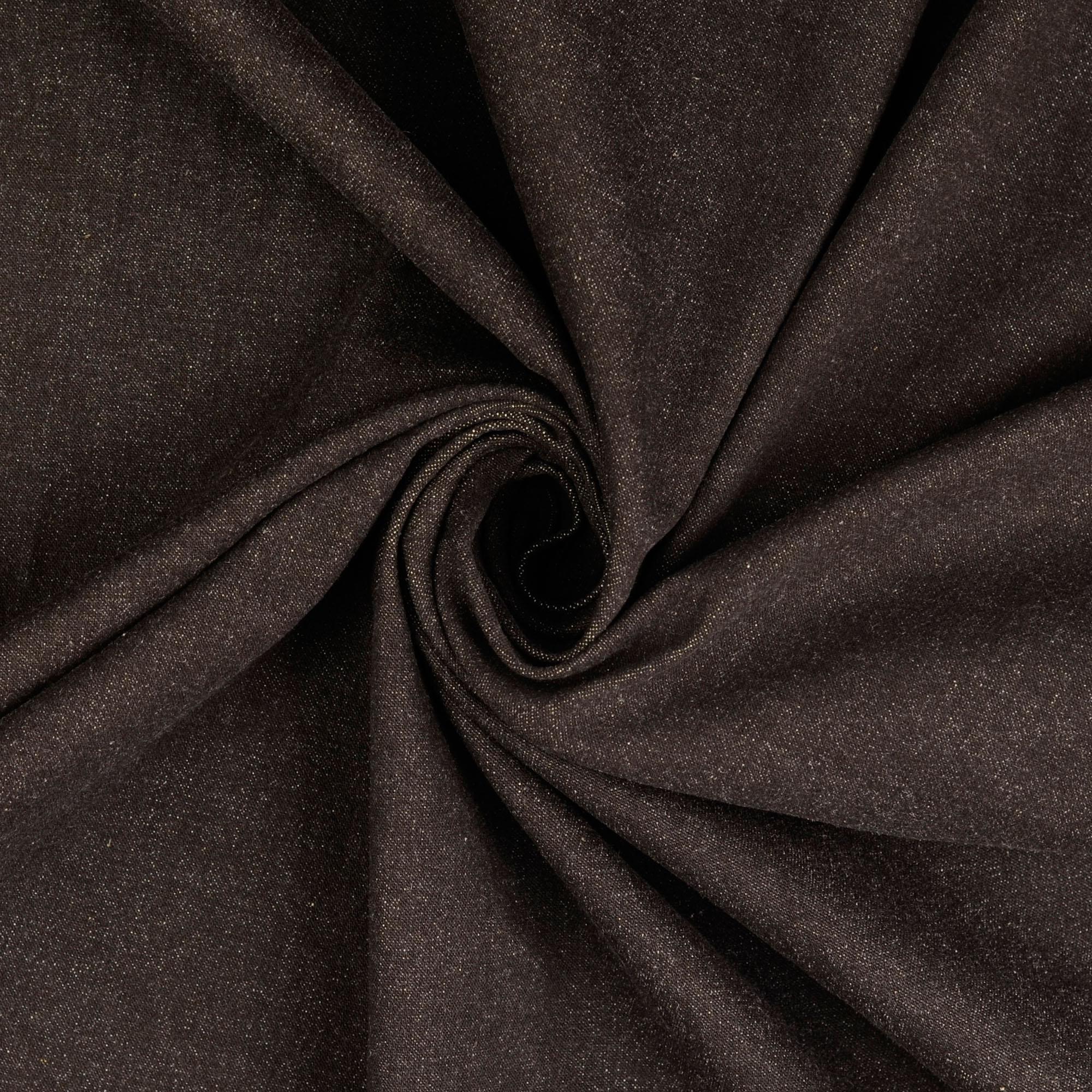 Denim stretch gewassen donkerbruin