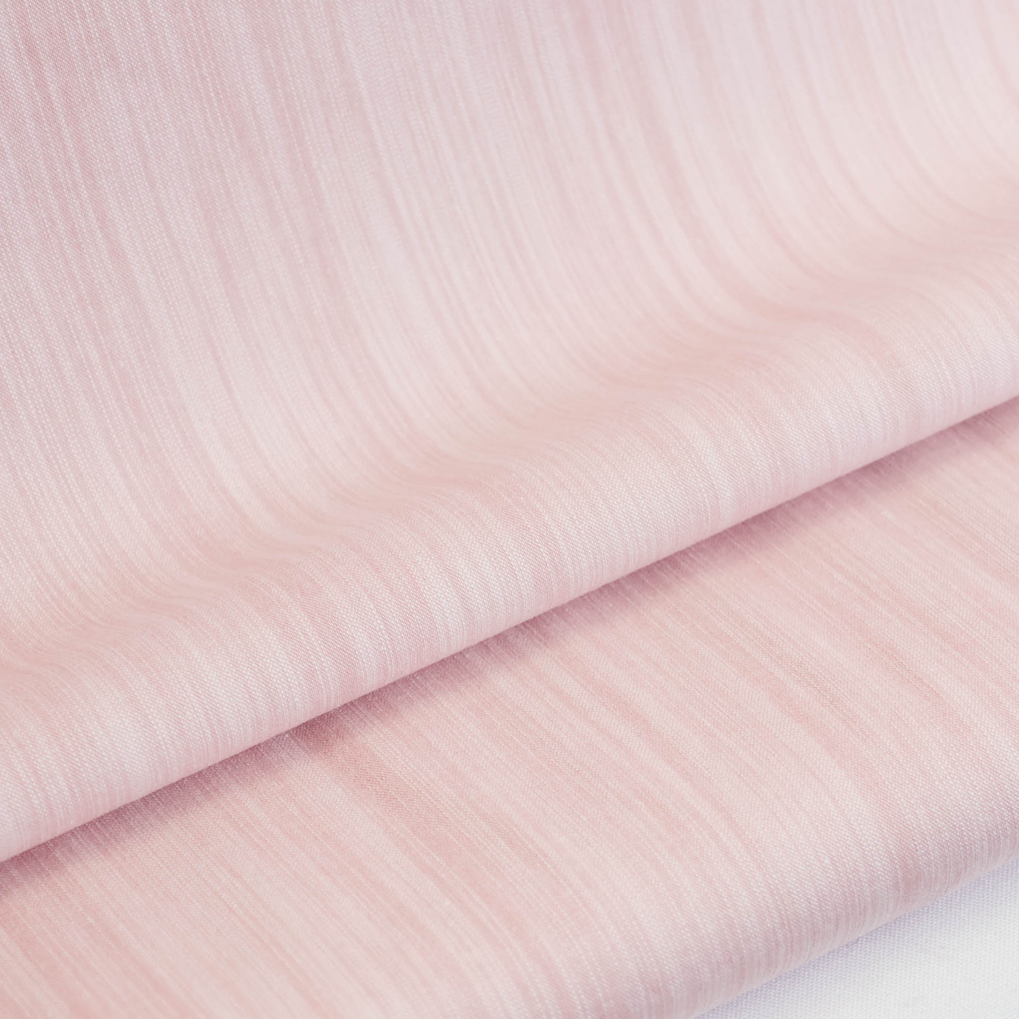 Denim stretch lichtroze met strepen