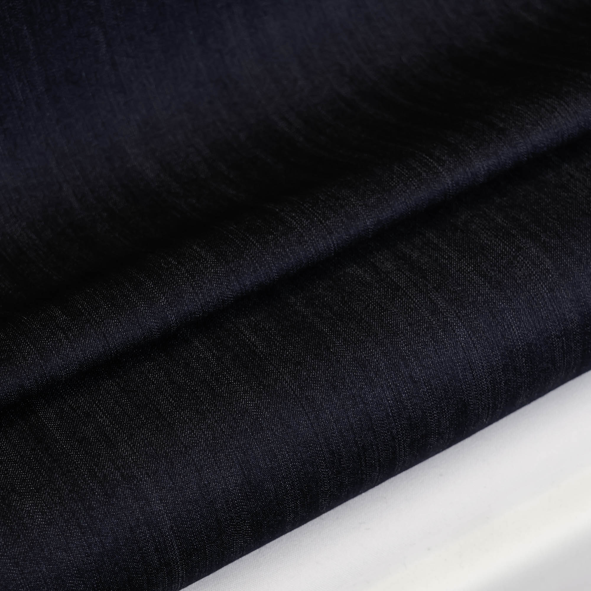 Denim lichte stretch donkerblauw met strepen