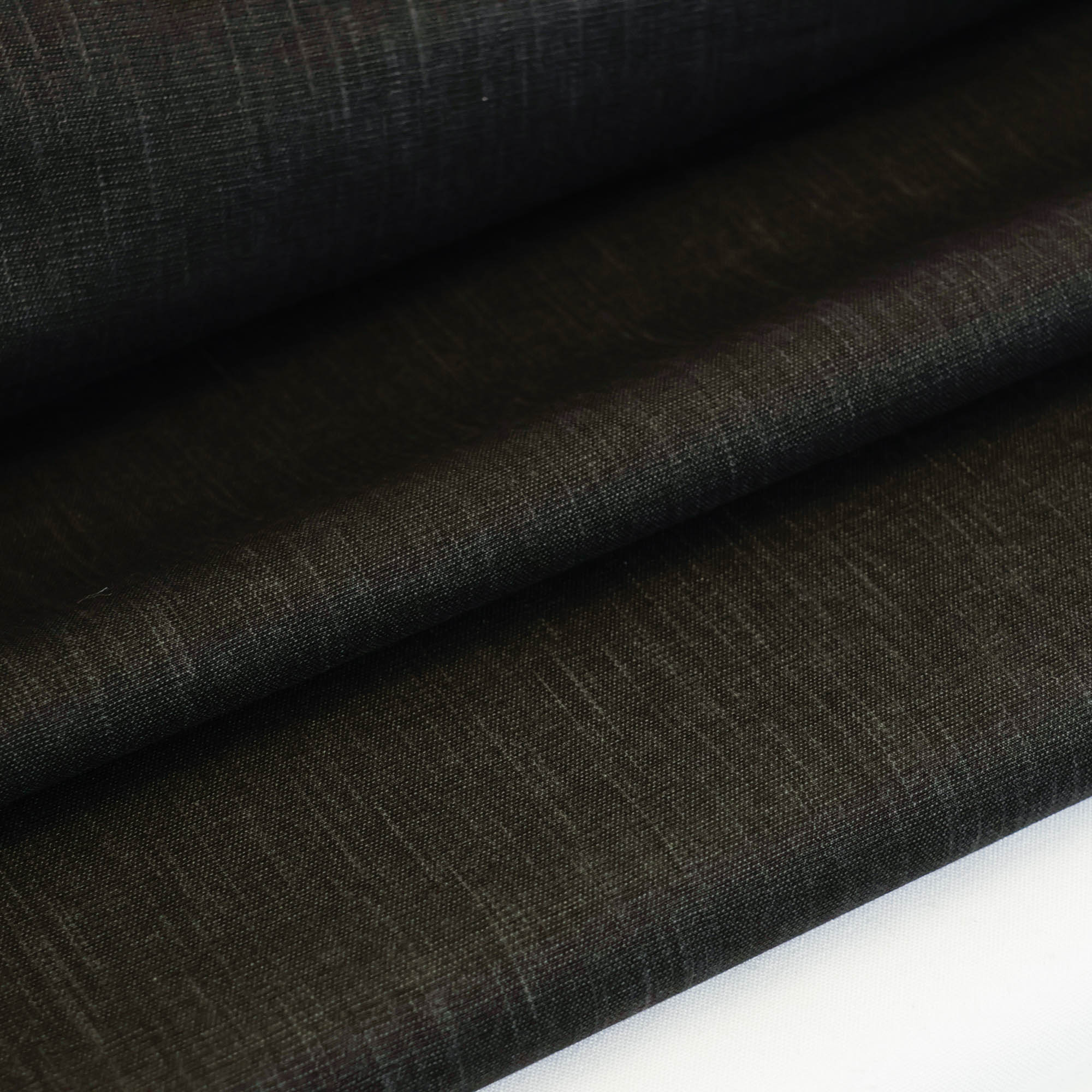 Denim donkergrijs met strepen