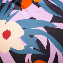 Satijn abstract bloemenpatroon   - Lorré