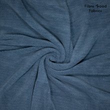 Teddy stof polyester blauw  - Fibre Mood
