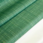 Katoen groen met strepenpatroon