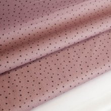 Katoen oud roze met kleine bloemetjes