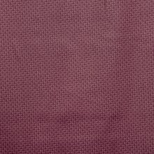 Katoen aubergine kleur met krulpatroon