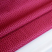 Katoen roze met bloemetjes