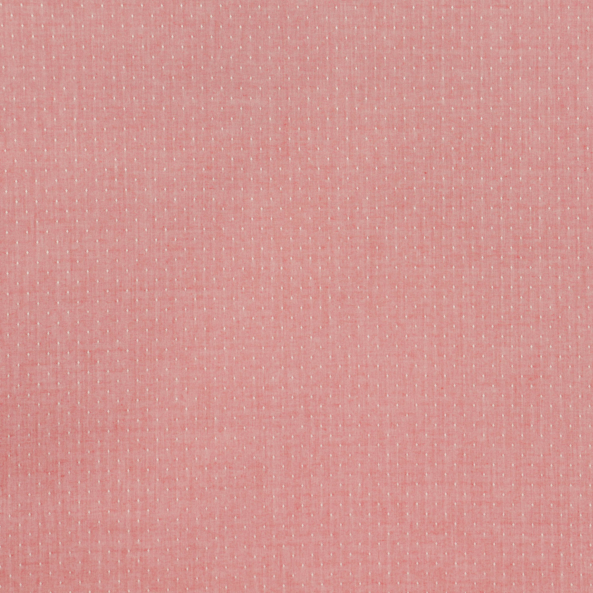 Katoen rood met stipjes