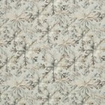 Canvas wit met sneeuwvlokken