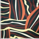 Zware tricot stretch abstract patroon  - Fibre Mood