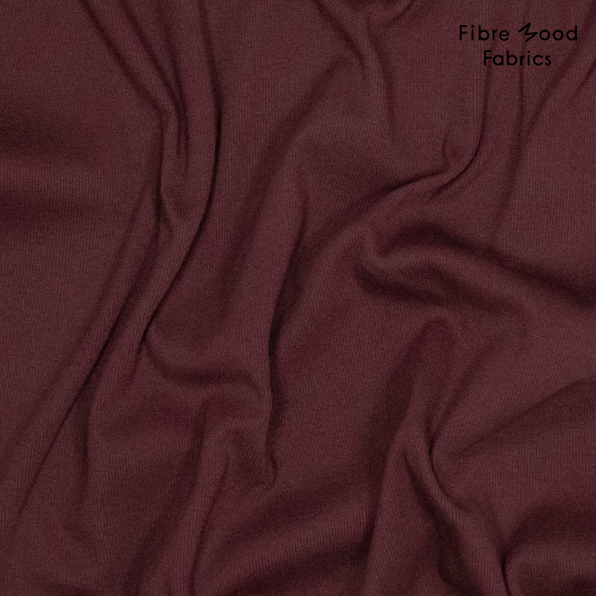 Boordstof donkerbruin  - Fibre Mood