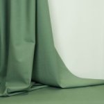 Fijne wolmengeling met stretch oud groen