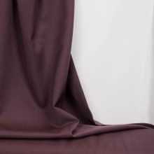 Fijne wolmengeling met lichte stretch aubergine
