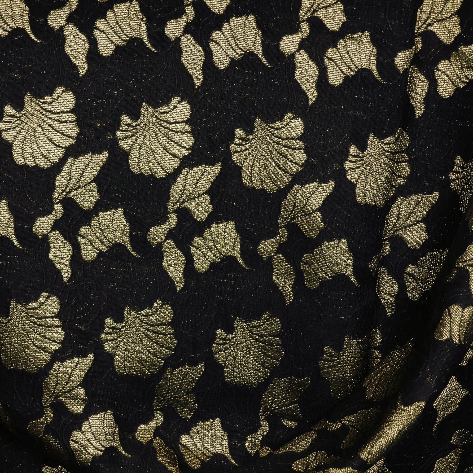 Jacquard breitje met gouden motief