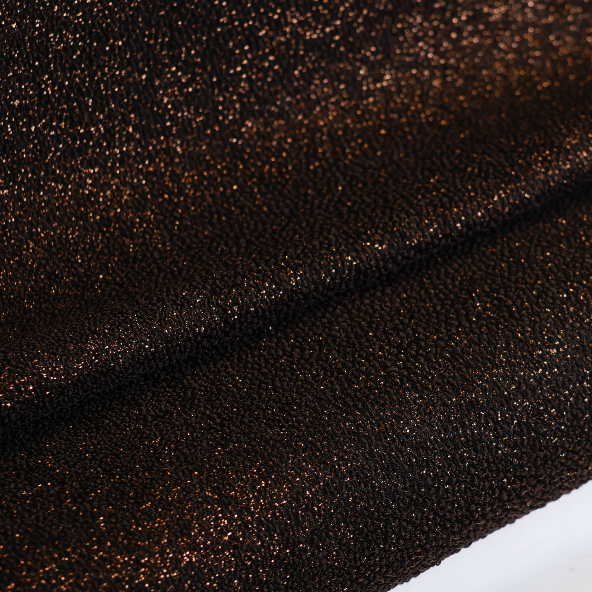 Jacquard polyester met puntjes metaaldraad