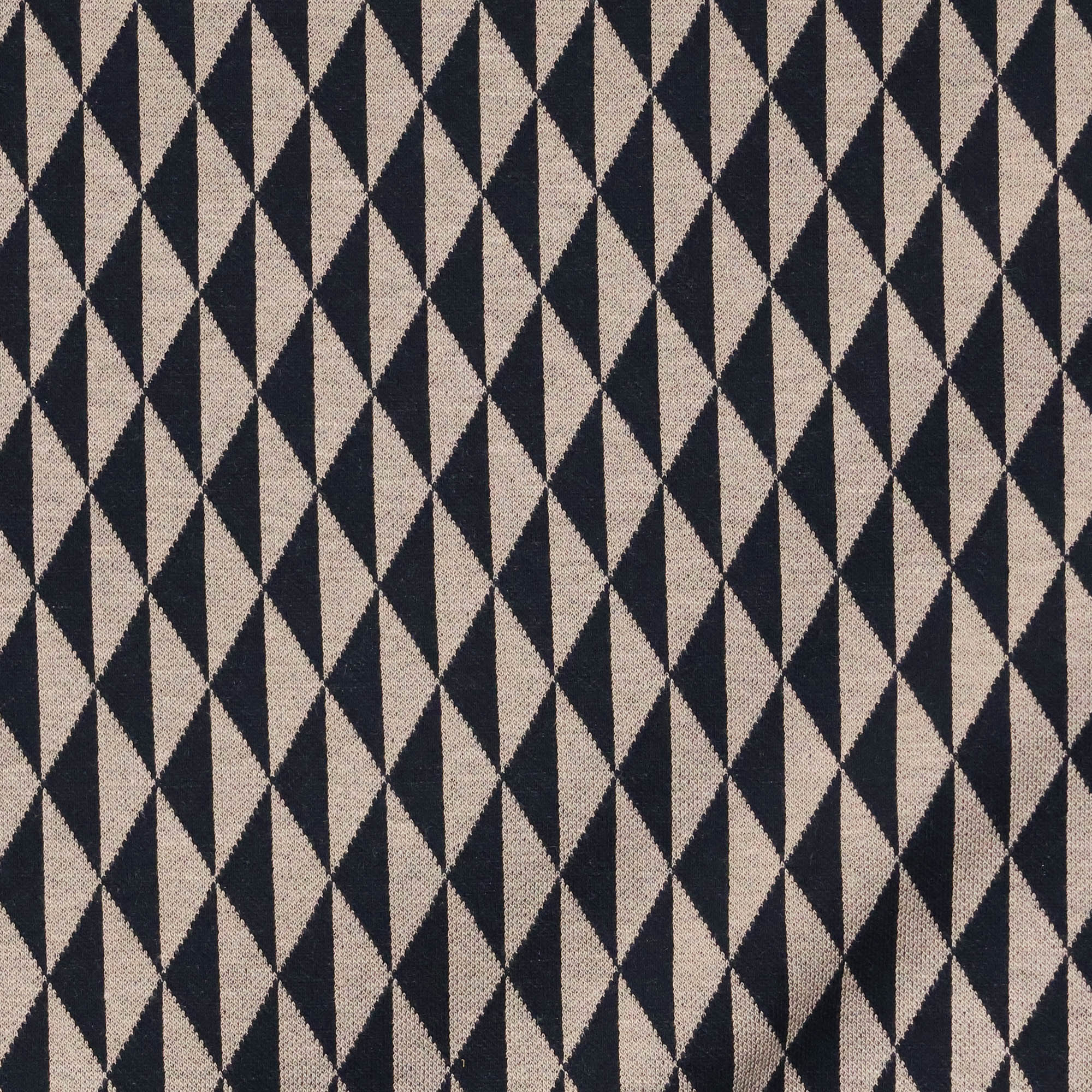 Jacquard tricot met geometrisch patroon