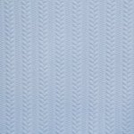Gewatteerde jacquard tricot lichtblauw met gevlochten patroon