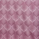 Jacquard tricot roze met abstract patroon en lichte glinstering
