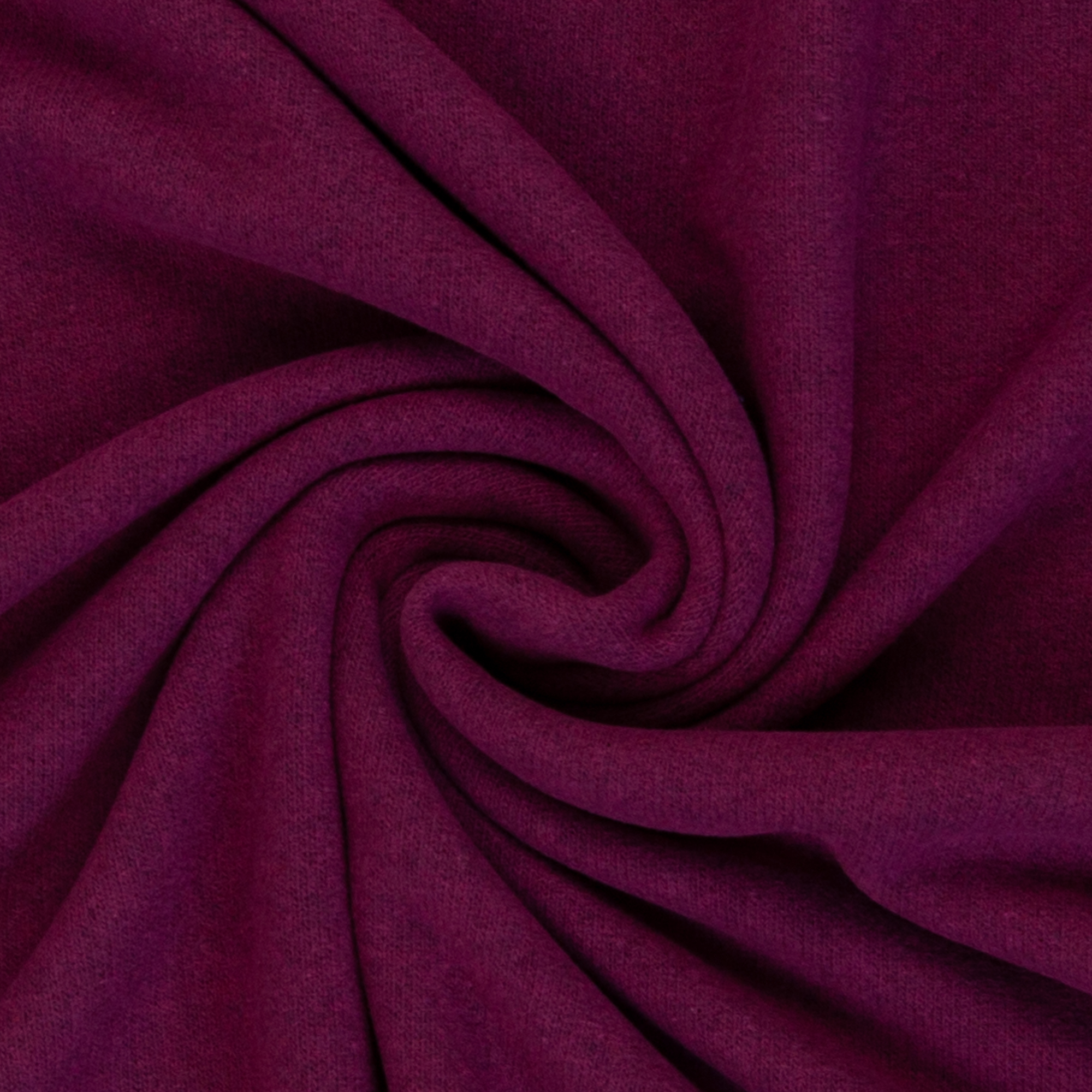 Breistof paars met gebrushte achterkant