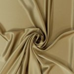 Triacetaat satijn donkergoud- Lorré