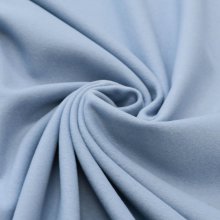 Wol cashmere mantelstof in hemelblauw - Lorré