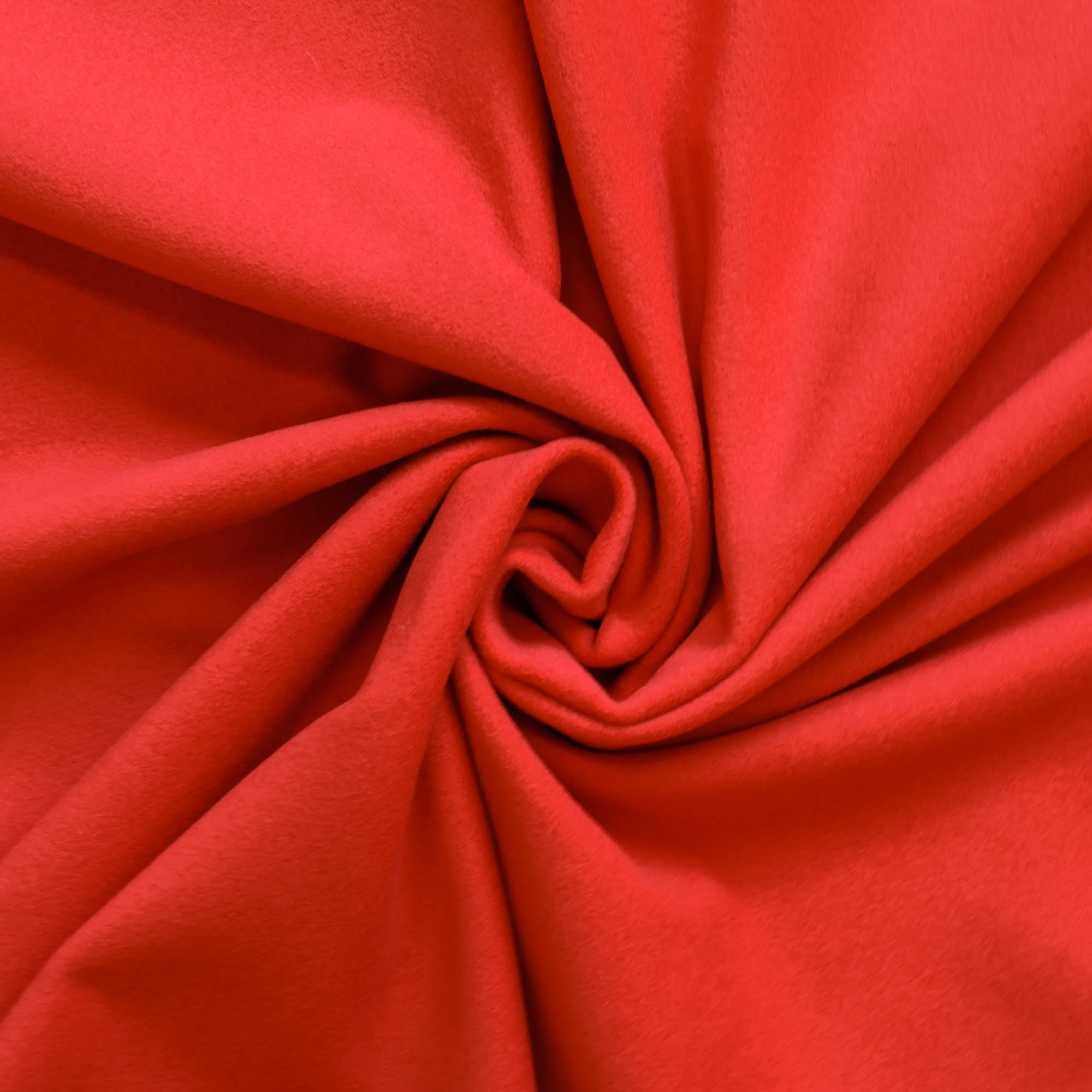 Wol cashmere mantelstof in rood - Lorré