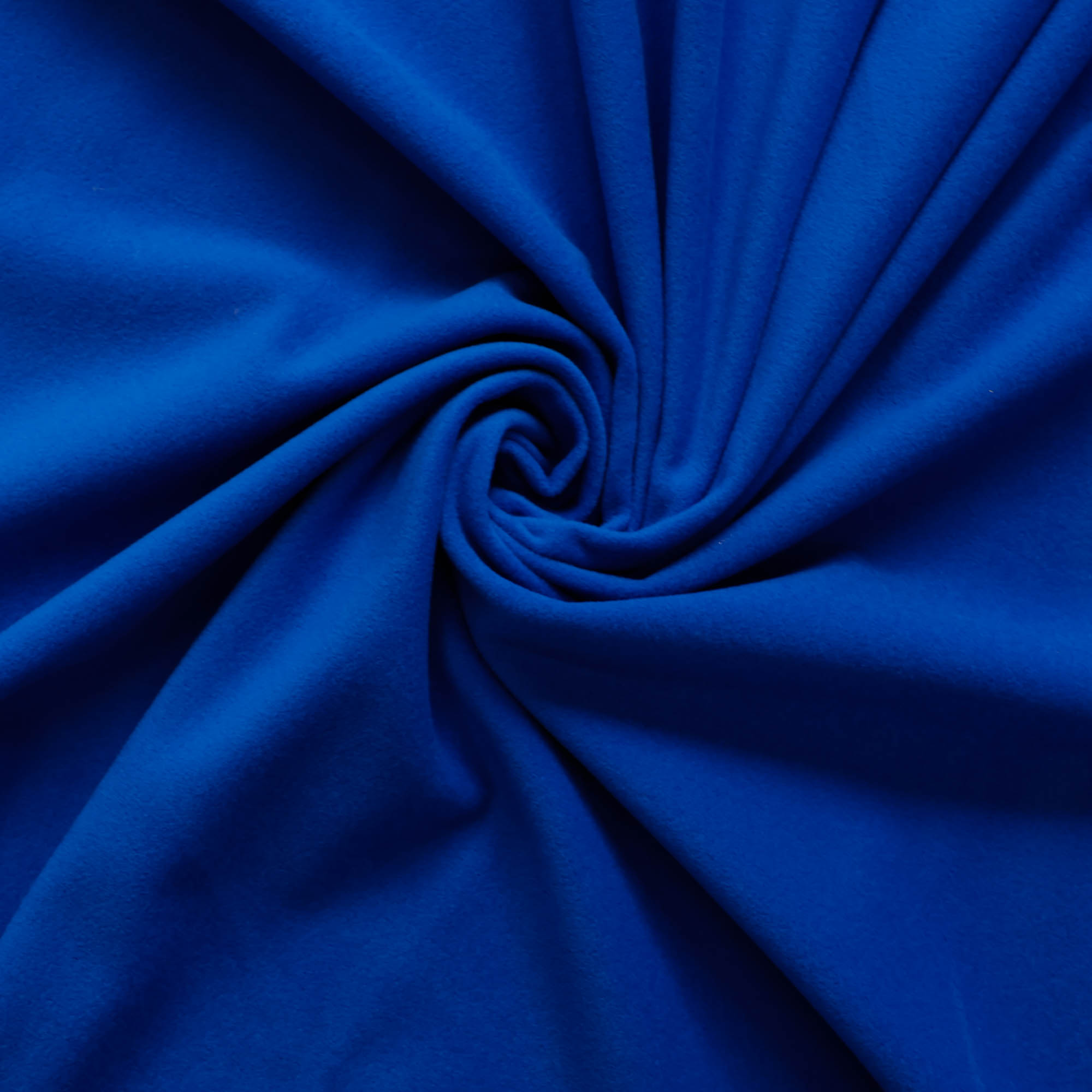 Wol cashmere mantelstof in koningsblauw - Lorré