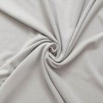 Wol cashmere mantelstof in lichtgrijs- Lorré