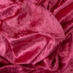 Panvelours uni fuchsia
