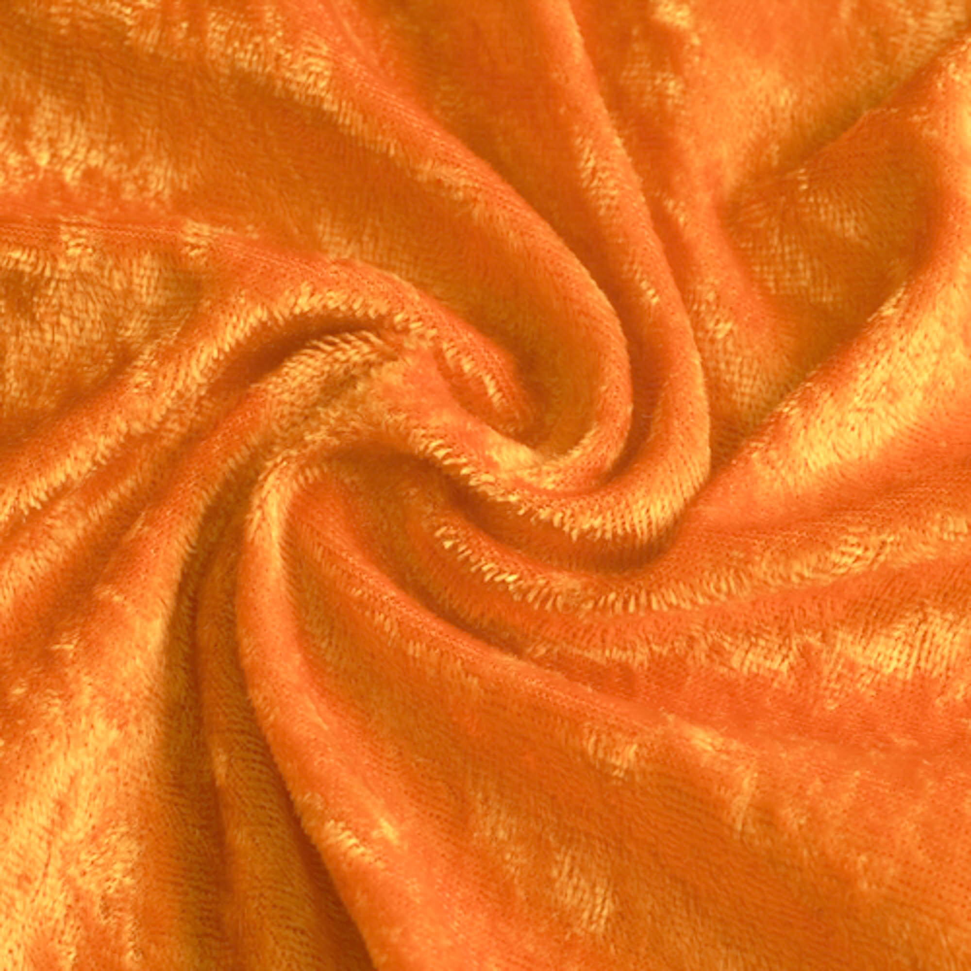 Panvelours uni oranje