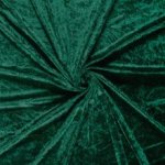 Panvelours uni donkergroen